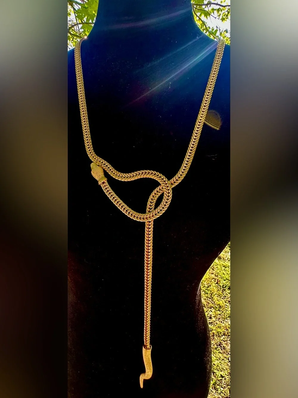 Zara Gold Rope Chain Belt with Knot Detail